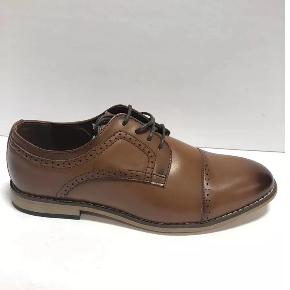 Stacy Adams Men’s Dickinson, Cap Toe Oxford Dress Shoes, Size 7M